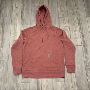 Carhartt 1/4 Zip Pink/Salmon Color Hoodie (Size: Small/4-6)